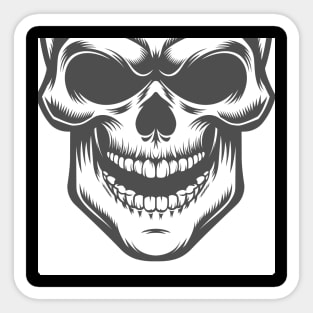 Skull Face Sticker